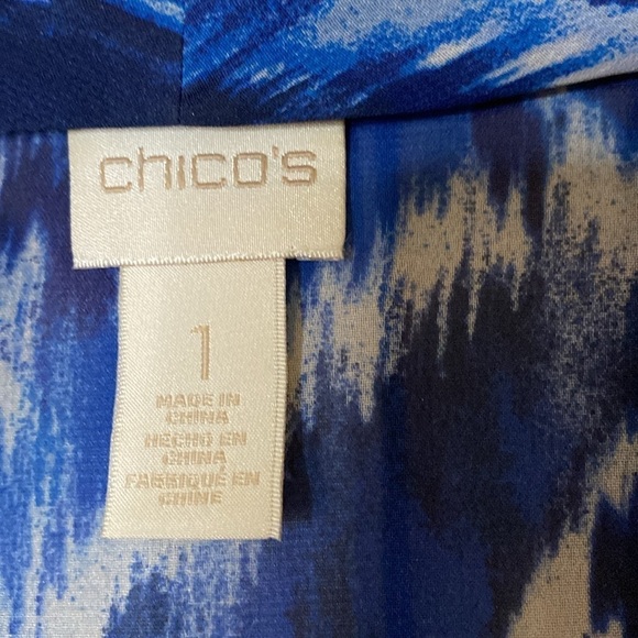 Chico’s NWOT Tab Sleeve Open Chiffon Kimono Blazer - Picture 4 of 5